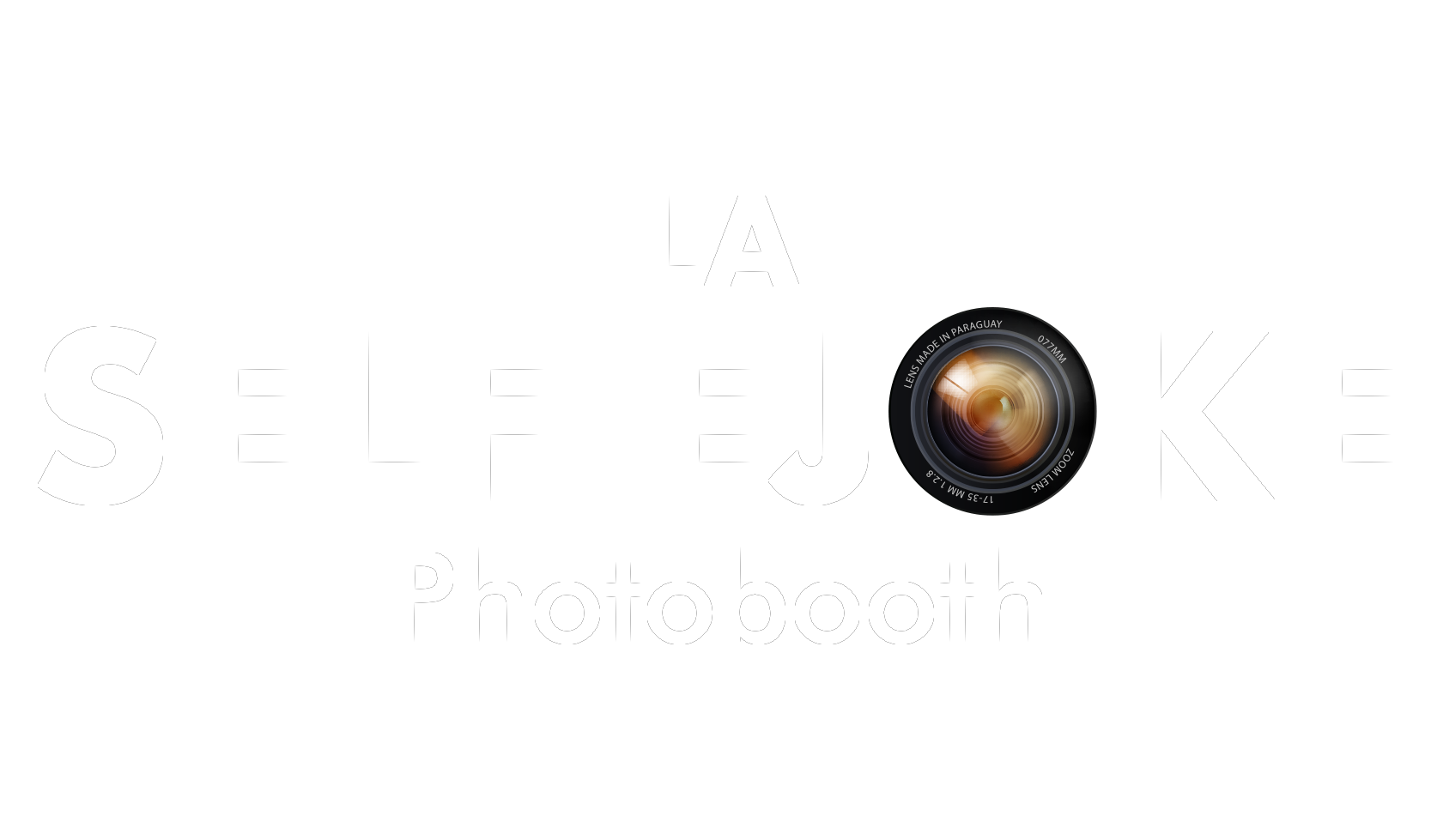 logo selfiejoke blanc photobooth
