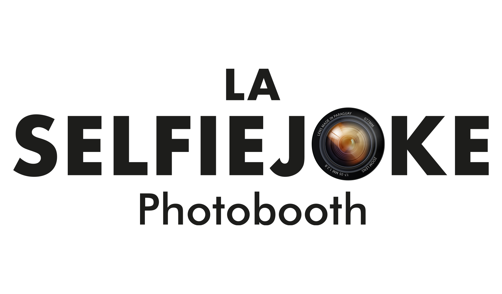 logo selfiejoke noir photobooth