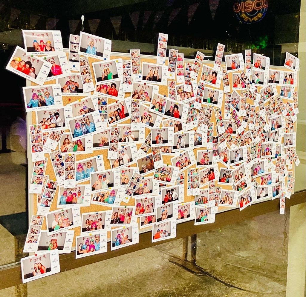 mur de photos la selfiejoke